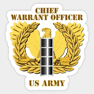 Emblem - Warrant Officer - CW4 Sticker